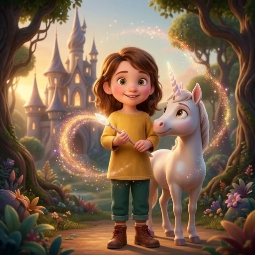 Sample illustration from the world of Magical world